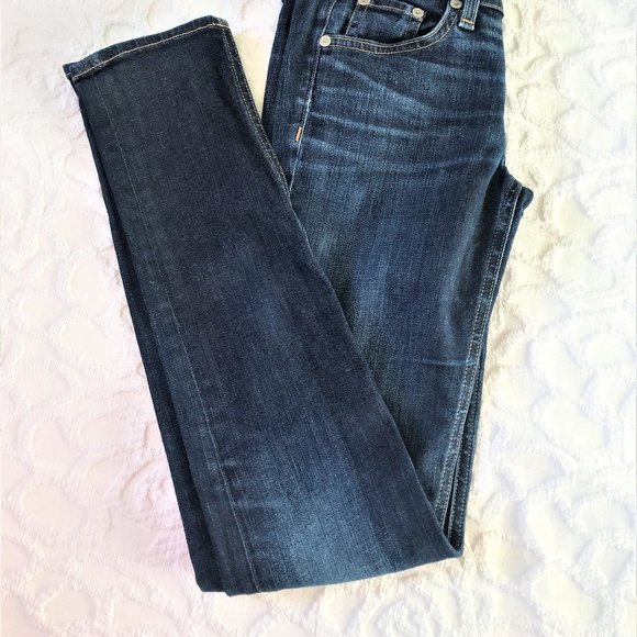 rag & bone Mid Rise Skinning Jeans - Picture 2 of 8